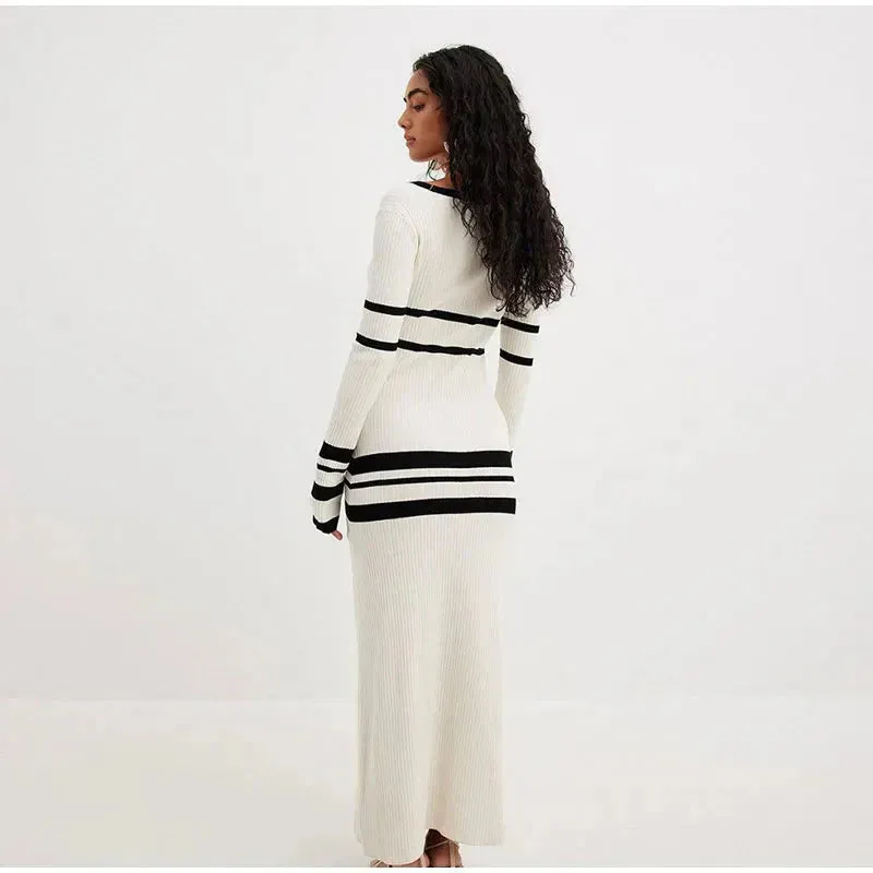Vvsha Cyra Knit Maxi Dress