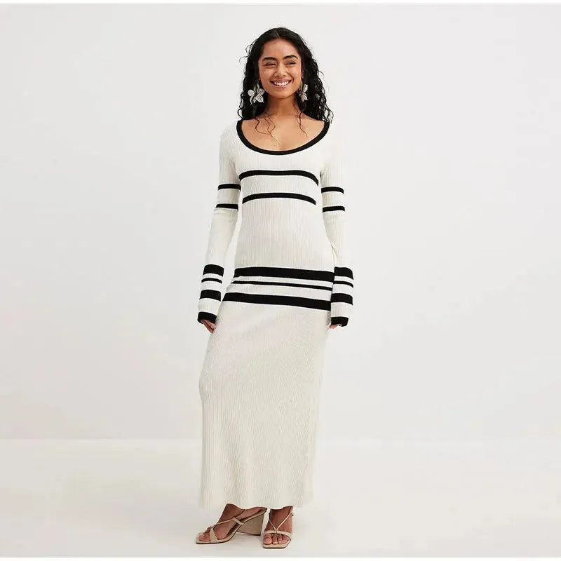 Vvsha Cyra Knit Maxi Dress