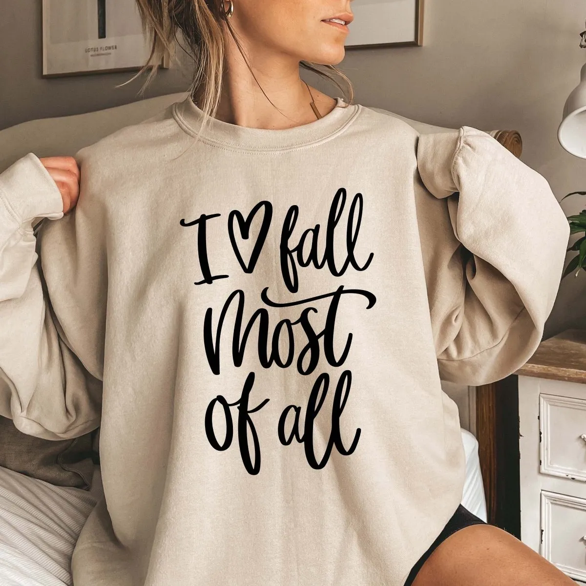 Wild About Fall Heart Wholesale Graphic Sweatshirt - Quick Shipping