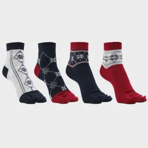 Women Woolen Ankle Length Thumb Socks - PO4